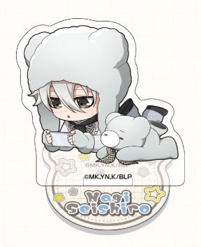 Eye Up Blue Lock Petit-bear Acrylic Stand (Seishiro Nagi) (Anime Toy) image 2
