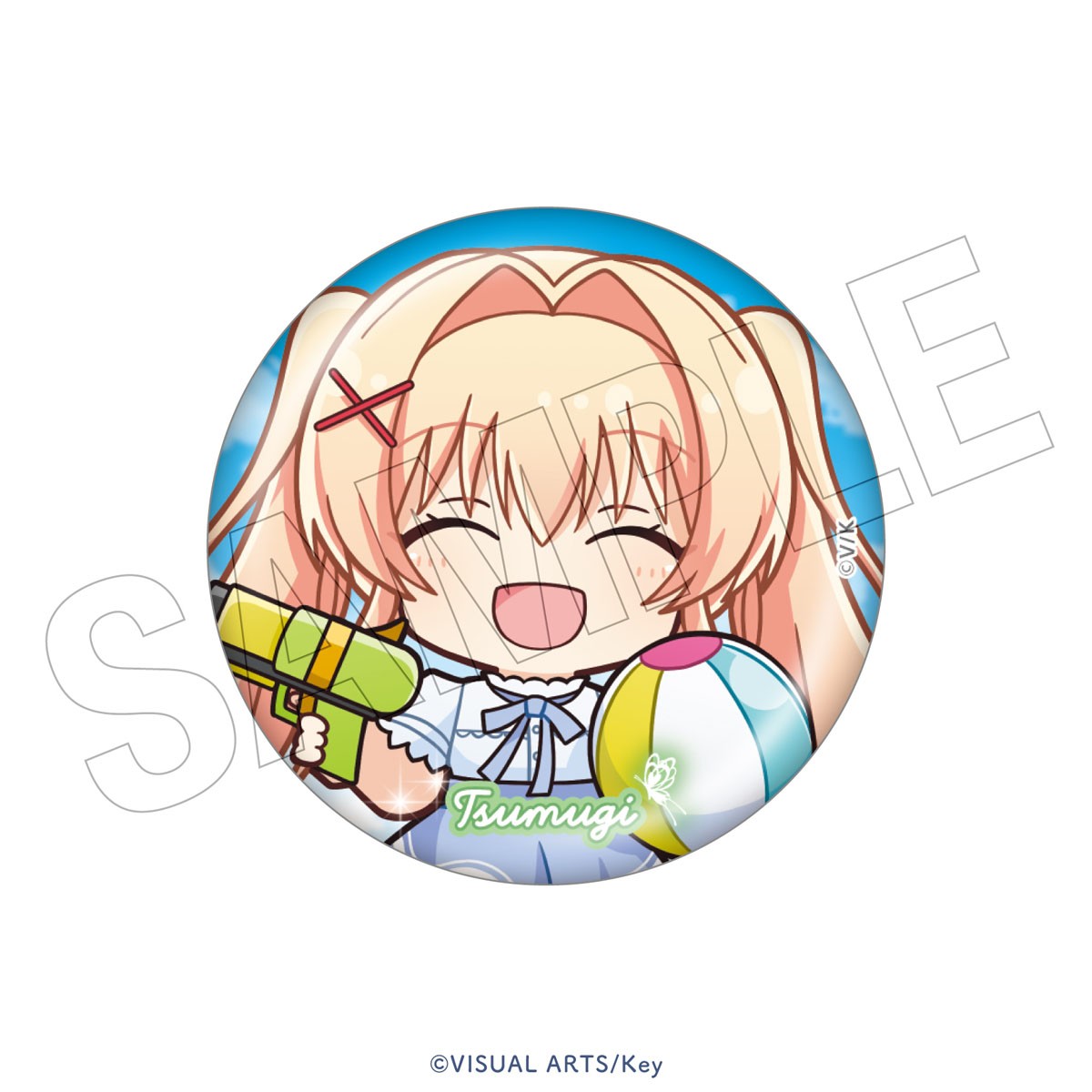 Tokyo Gets Summer Pockets Reflection Blue [Playing in Water] Trading Can Badge (Set of 8) (Anime Toy) Bild 8