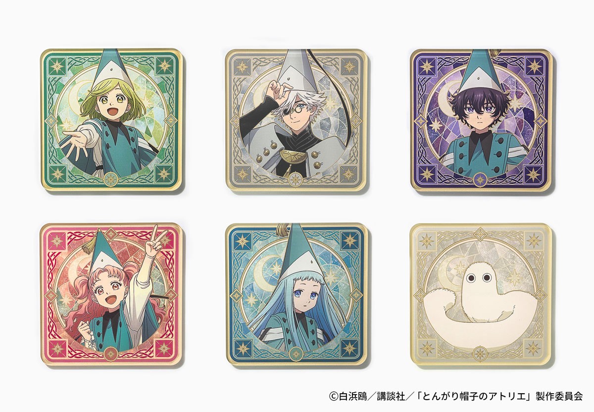 Dragon Horse AFORCE x DRAGON HORSE Witch Hat Atelier Trading Acrylic Coaster (Set of 6) (Anime Toy) image 3