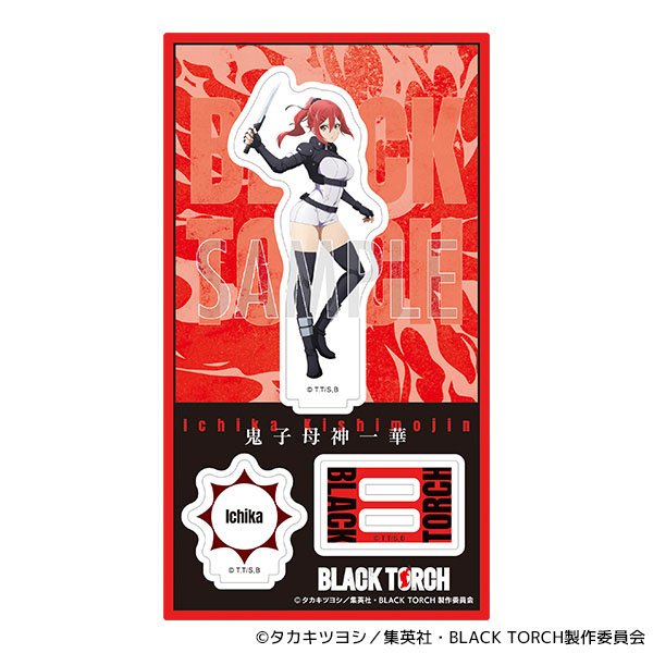 Movic Black Torch Acrylic Stand / Ichika Kishimojin รูปภาพ 2