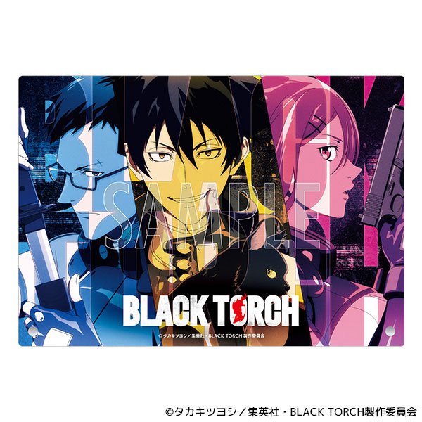 Movic Black Torch Can Badge Set /Amagi &amp; Koga รูปภาพ 4