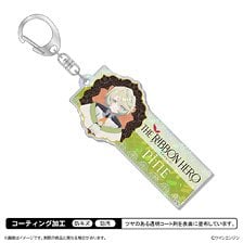 Shimizu Industry THE RIBBON HERO Ribbon Hero Hologram Acrylic Key Ring / Pine (Anime Toy)