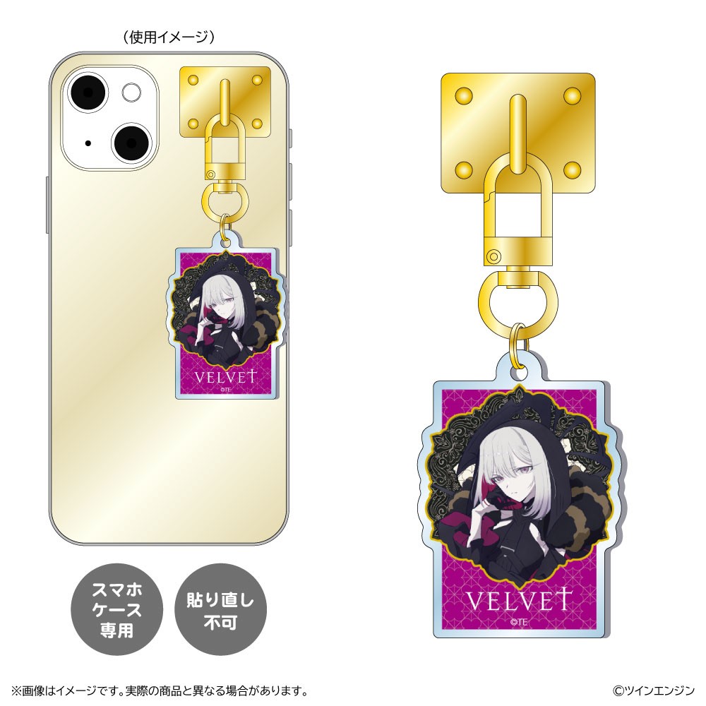 Shimizu Industry THE RIBBON HERO Ribbon Hero Key Ring Hanger/ Velvet รูปภาพ 2