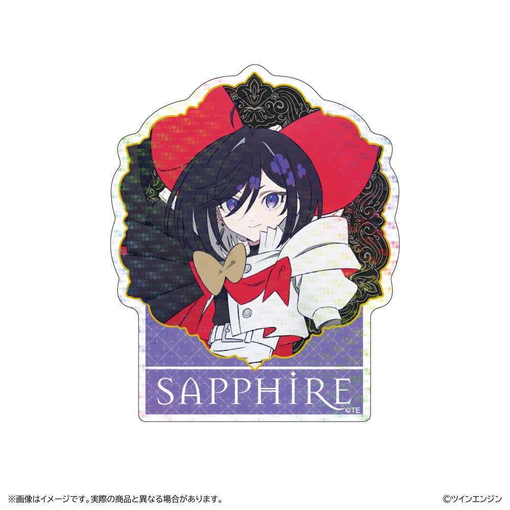 Shimizu Industry THE RIBBON HERO Ribbon Hero Hologram Sticker / Sapphire Princess Knight Bild 2