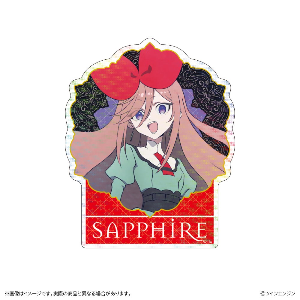 Shimizu Industry THE RIBBON HERO Ribbon Hero Hologram Sticker / Sapphire Casual Wear รูปภาพ 2