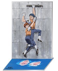 AnotherAngle Mobile Police Patlabor Diorama Acrylic Stand A [Asuma, Noa &amp; White Alligator] (Anime Toy)