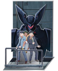 AnotherAngle Mobile Police Patlabor Diorama Acrylic Stand D [Bud, Utsumi &amp; Kurosaki] (Anime Toy)