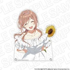Contents Seed Gakuen Idolmaster Rinami Himesaki Sunflower Ver. Extra Large Die-Cut Acrylic Board รูปภาพ 1