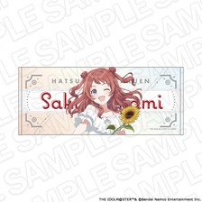 Contents Seed Gakuen Idolmaster Saki Hanami Sunflower Ver. Face Towel รูปภาพ 1