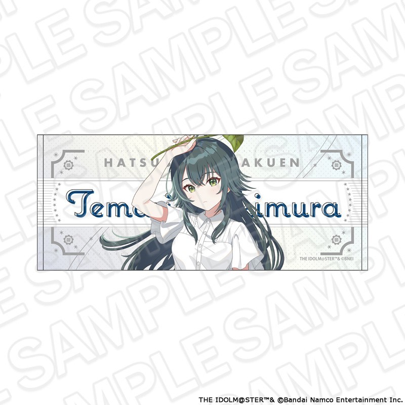 Contents Seed Gakuen Idolmaster Temari Tsukimura Sunflower Ver. Face Towel รูปภาพ 2