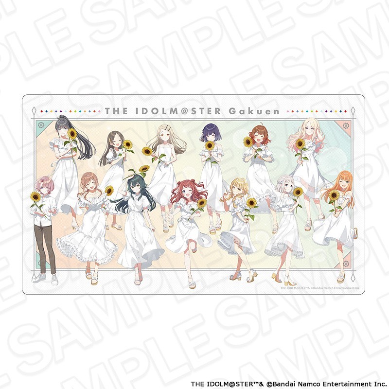 Contents Seed Gakuen Idolmaster Sunflower Ver. Rubber Desk Mat Vol. 2 รูปภาพ 2