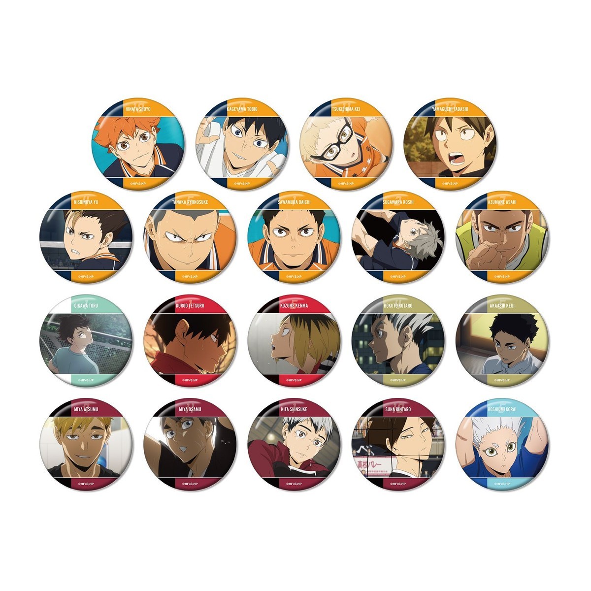 arma bianca Haikyu!! Trading Scene Still Can Badge (Set of 19) Bild 2