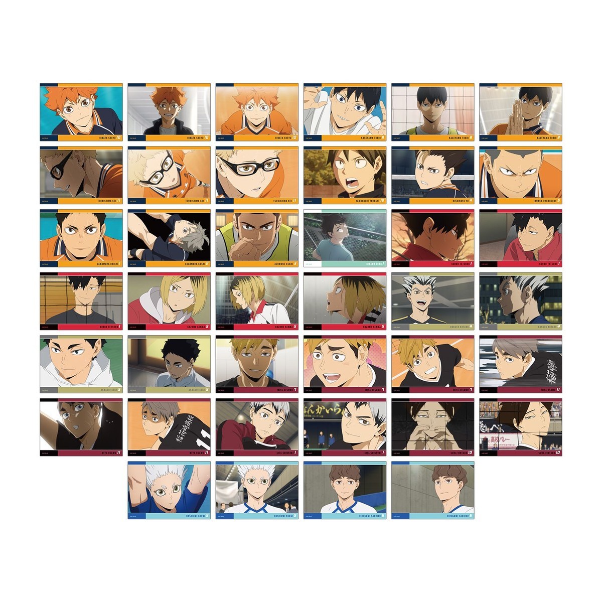 arma bianca Haikyu!! Trading Scene Still L-Size Card (Set of 40) รูปภาพ 2