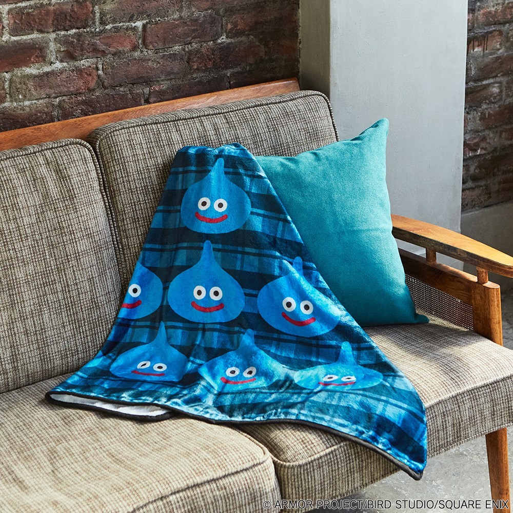 Square Enix Smile Slime Cushion Blanket King Slime รูปภาพ 5