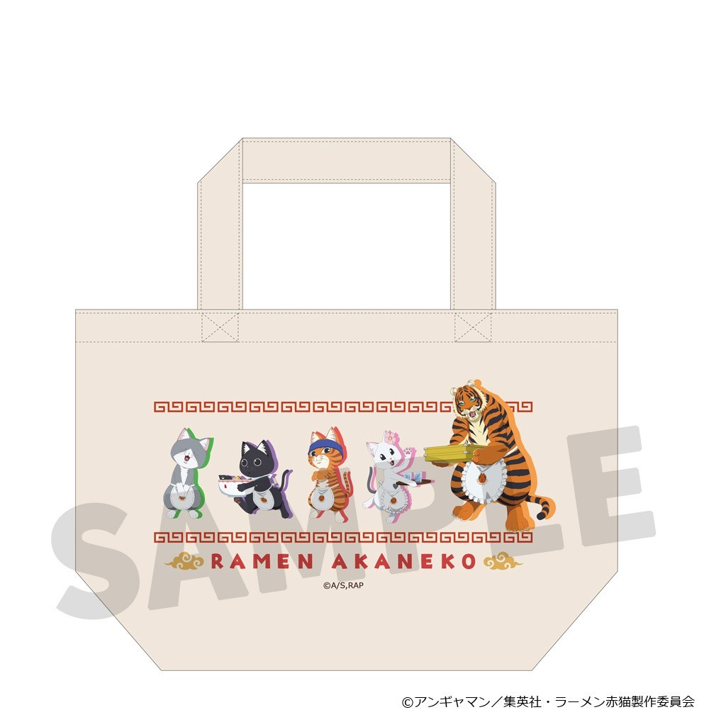 M`s Factory Red Cat Ramen Lunch Tote Bag (Anime Toy) รูปภาพ 2