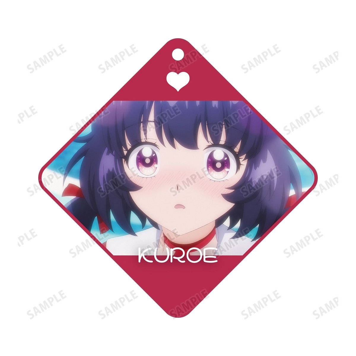 arma bianca Kaiju Girl Caramelise Kuroe Akaishi &amp; Haru Gon Scene Picture Double Sided Lamination Acrylic Key Ring (Anime Toy) imagen 4