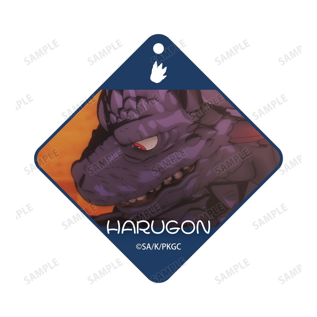 arma bianca Kaiju Girl Caramelise Kuroe Akaishi &amp; Haru Gon Scene Picture Double Sided Lamination Acrylic Key Ring (Anime Toy) imagen 5