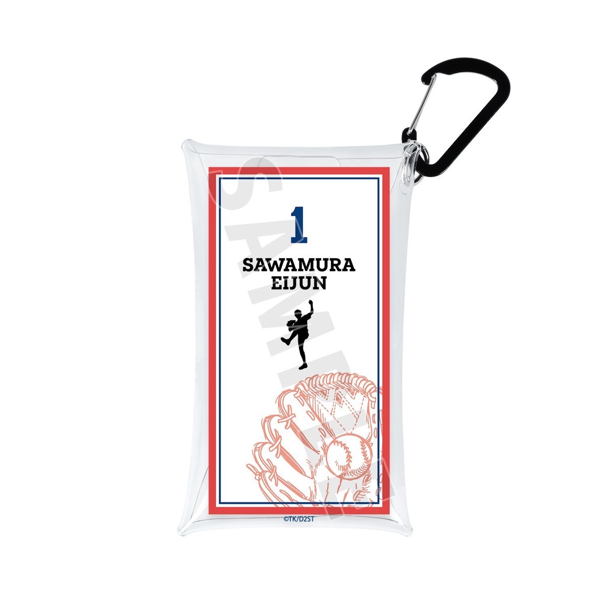 arma bianca Ace of Diamond actII S econd Season- Eijun Sawamura Motif A:code Clear Multi Case (Anime Toy) imagen 2