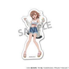 Hobby Stock A Certain Scientific Railgun T Newly Drawn Die-cut Sticker Mikoto Misaka Vacation ver. (Anime Toy) รูปภาพ 1
