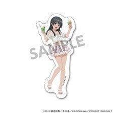 Hobby Stock A Certain Scientific Railgun T Newly Drawn Die-cut Sticker Ruiko Saten Vacation ver. (Anime Toy) image 1