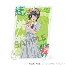 Hobby Stock A Certain Scientific Railgun T Newly Drawn Visual Acrylic Plate Kazari Uiharu Vacation ver. (Anime Toy) 圖片 1