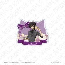 Tokyo Gets 3 o`clock Code Geass: Lelouch of the Rebellion Newly Drawn Acrylic Card B(Lelouch) (Anime Toy)