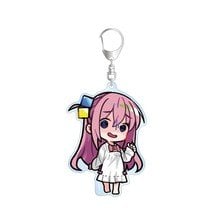 arma bianca BOCCHI THE ROCK! Kurumitsu Illustration Hitori Gotoh Negligee Outfit Ver. BIG Acrylic Keychain (Anime Toy) gambar 1