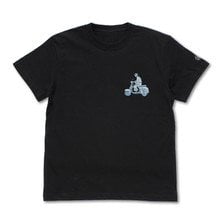Cospa Gintama Gin-san &amp; Motorcycle One-Point Embroidered T-Shirt/BLACK-S (Anime Toy) imagen 1