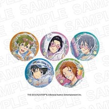 Leface The Idolm@ster Side M Summer Splash! Trading [Especially Illustrated] Glitter Can Badge (Set of 5) (Anime Toy) Bild 1