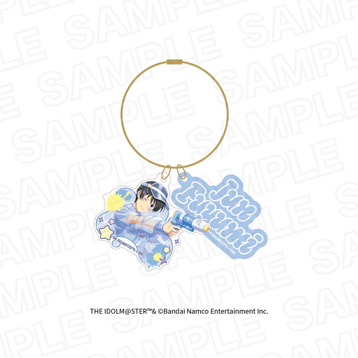 Leface The Idolm@ster Side M Summer Splash! Twin Acrylic Key Ring Jun Fuyumi (Anime Toy) 图片 2