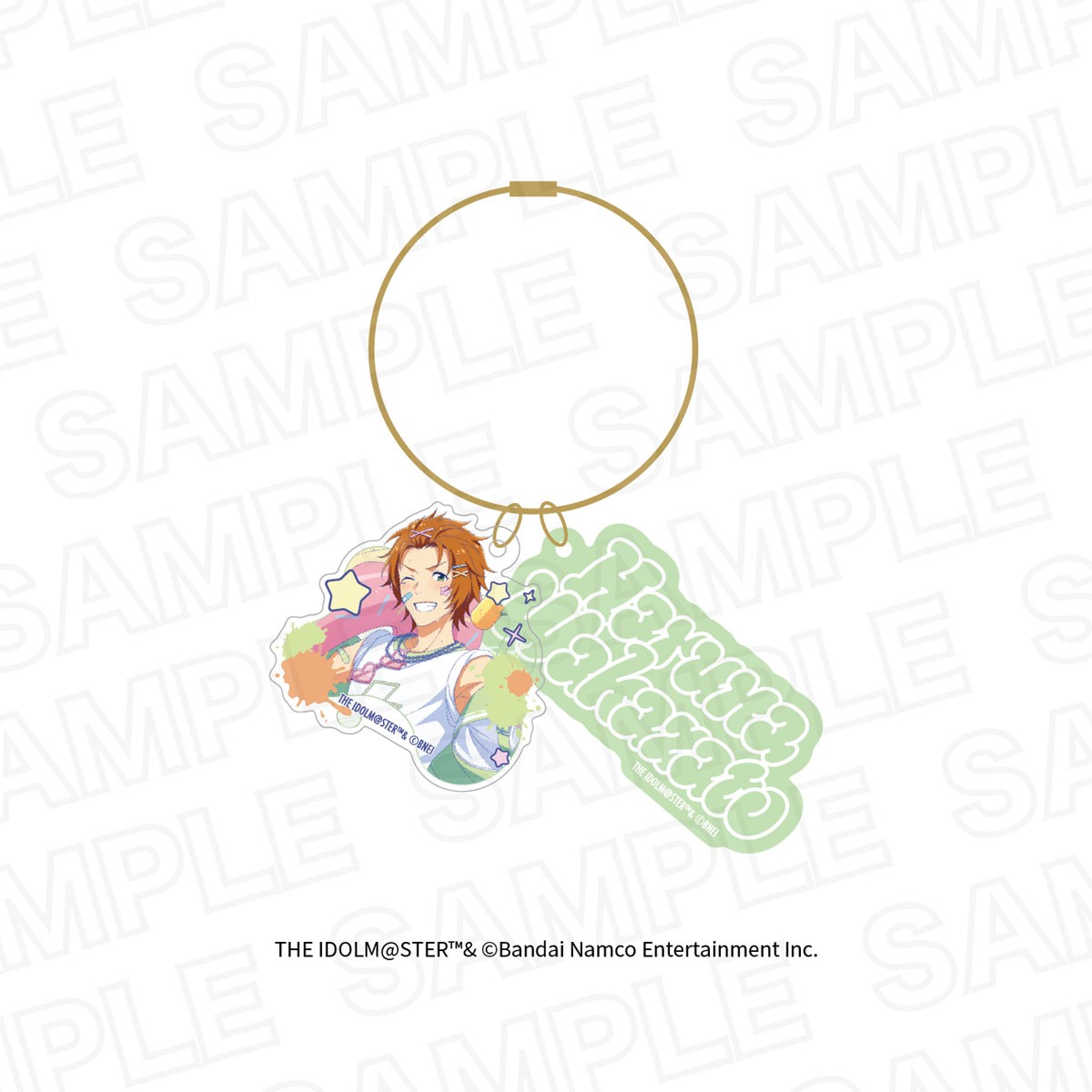 Leface The Idolm@ster Side M Summer Splash! Twin Acrylic Key Ring Haruna Wakazato (Anime Toy) 图片 2