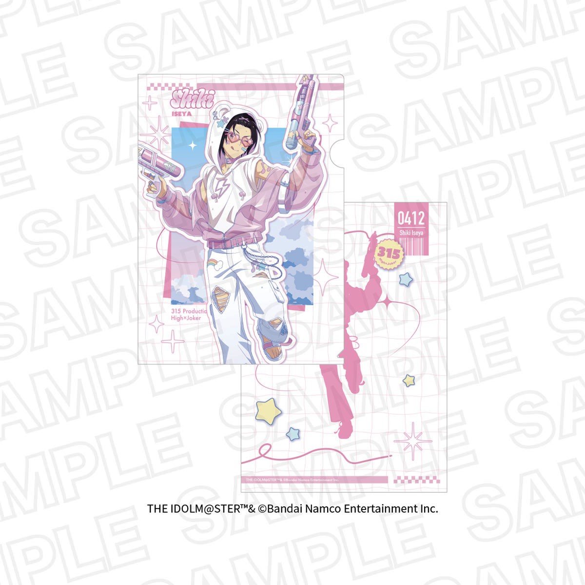 Leface The Idolm@ster Side M Summer Splash! Clear File Shiki Iseya (Anime Toy) 图片 2