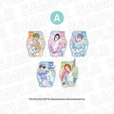 Leface アイドルマスター SideM Summer Splash! トレーディングオーロラステッカーA 5個セット 画像 1