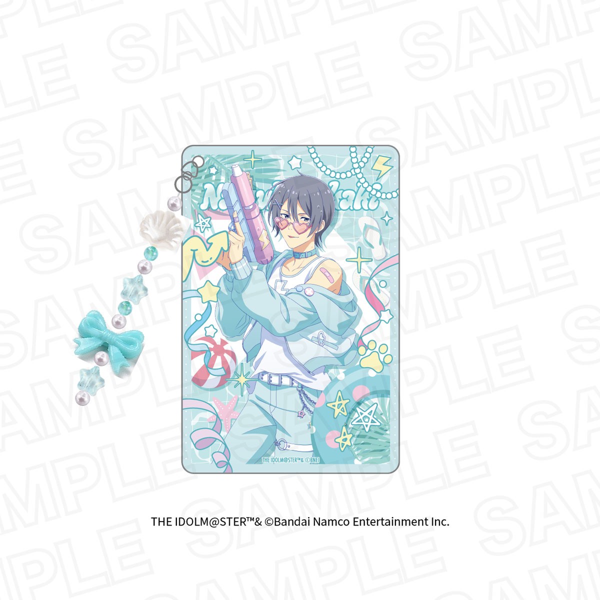 Leface The Idolm@ster Side M Summer Splash! Layered Acrylic Block with Bead Charm Natsuki Sakaki (Anime Toy) Bild 2