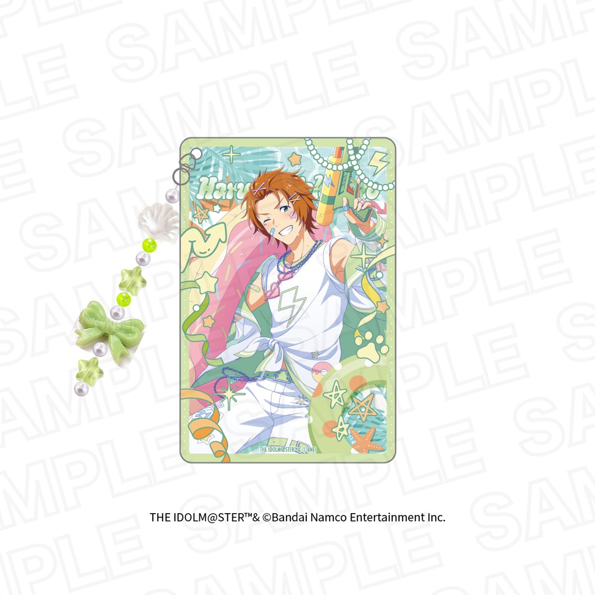 Leface The Idolm@ster Side M Summer Splash! Layered Acrylic Block with Bead Charm Haruna Wakazato (Anime Toy) Bild 2