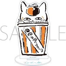 Movic Natsume`s Book of Friends Nyanko-sensei Acrylic Stand / Popcorn (Anime Toy)