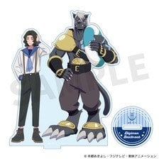M`s Factory DIGIMON BEATBREAK Acrylic Stand Kyo &amp; Murasamemon (Marine Look ver) (Anime Toy) image 1