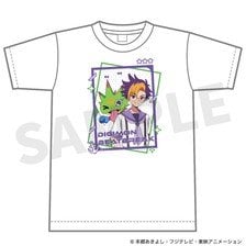 M`s Factory DIGIMON BEATBREAK T-shirt Tomoro &amp; Gekkomon (Marine Look ver) L (Anime Toy)