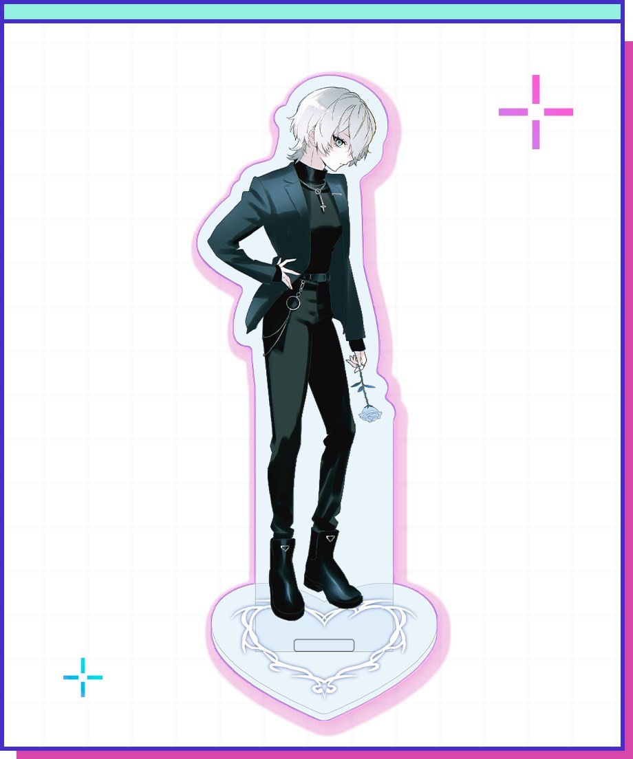 Why so Serious? NEEDY STREAMER OVERLOAD Nechika-sama Mystery Rose Acrylic Stand (Anime Toy) 圖片 2
