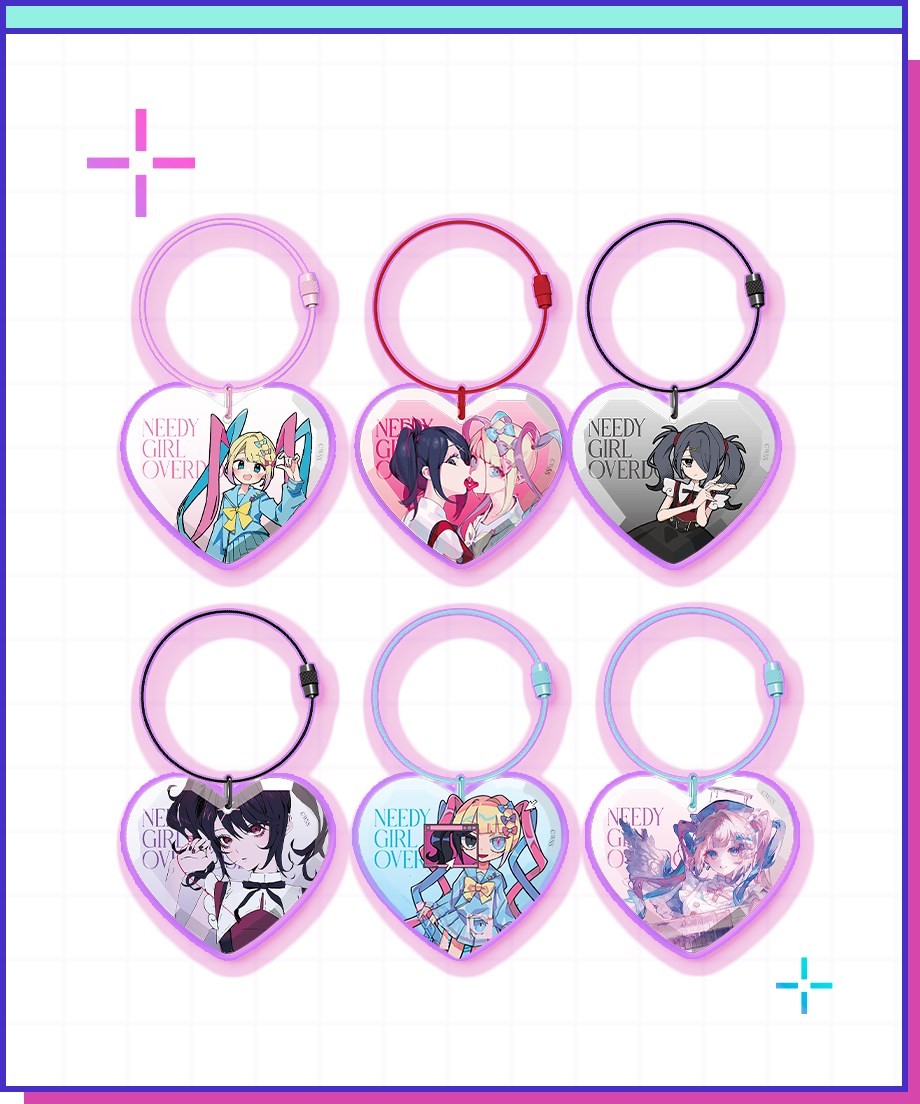 Why so Serious? NEEDY STREAMER OVERLOAD NEEDY GIRL Prism Cut Key Ring (Set of 6) (Anime Toy) 圖片 2