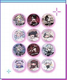 Why so Serious? NEEDY STREAMER OVERLOAD NEEDY GIRL Trading Can Badge (Gira &amp; Mochi ver.) (Set of 12) (Anime Toy) 圖片 1