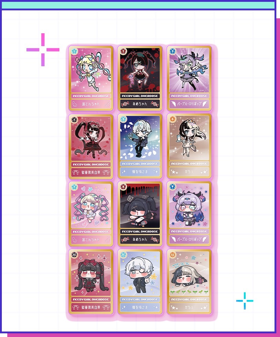 Why so Serious? NEEDY STREAMER OVERLOAD NEEDY GIRL Trading Hologram Card ver.2 (Set of 12) (Anime Toy) image 2
