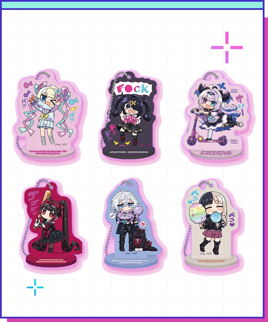 Why so Serious? NEEDY STREAMER OVERLOAD NEEDY GIRL Trading Acrylic Stand Key Ring (Kanikama ver.) (Set of 6) (Anime Toy) 圖片 2