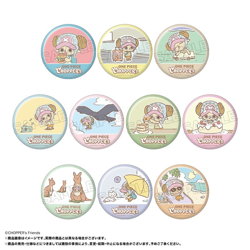 Anicraft ONE PIECE CHOPPER`s Trading Can Badge (Set of 10) (Anime Toy) Bild 2