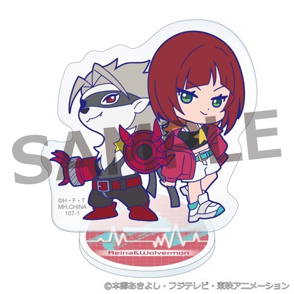 MegaHouse Acrylic Stand Buddy Collection DIGIMON BEATBREAK (Set of 6) (Anime Toy) image 4