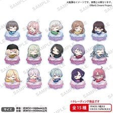 Bushiroad Creative Bang Dream! Trading Mini Chara Acrylic Stand Suyarin Ver. (Set of 15) (Anime Toy) Bild 1