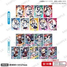 Bushiroad Creative Love Live! School Idol Festival Trading Bromide Aqours Christmas Part 2 ver. (Set of 18) (Anime Toy)