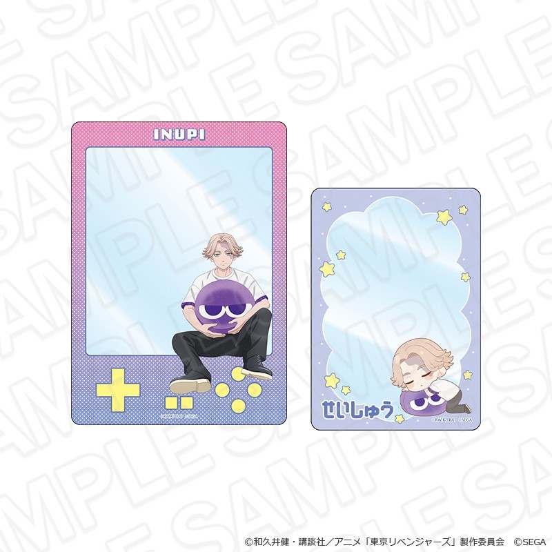 Contents Seed Tokyo Revengers &amp; Puyo Puyo Rigid Card Case Seishu Inui รูปภาพ 2