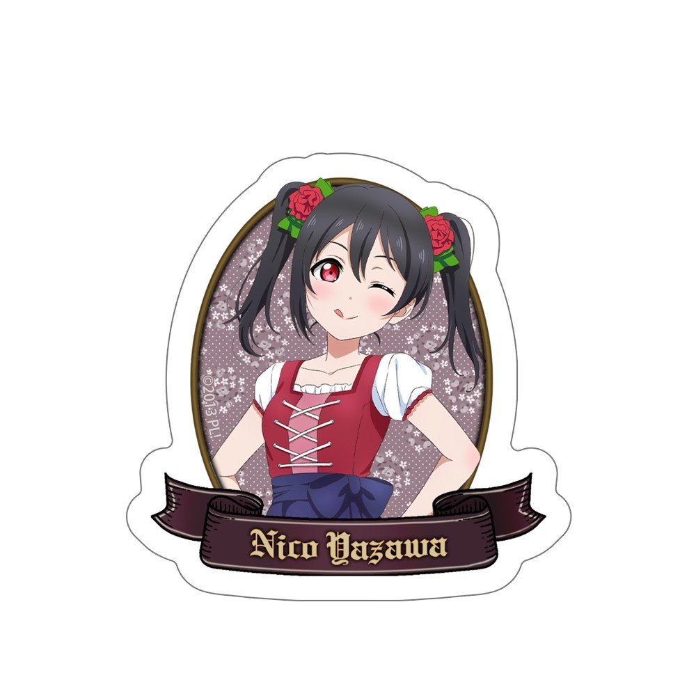 Cospa Love Live! Newly Drawn Nico Yazawa Mini Sticker Set Dirndl Ver. (Anime Toy) Bild 3