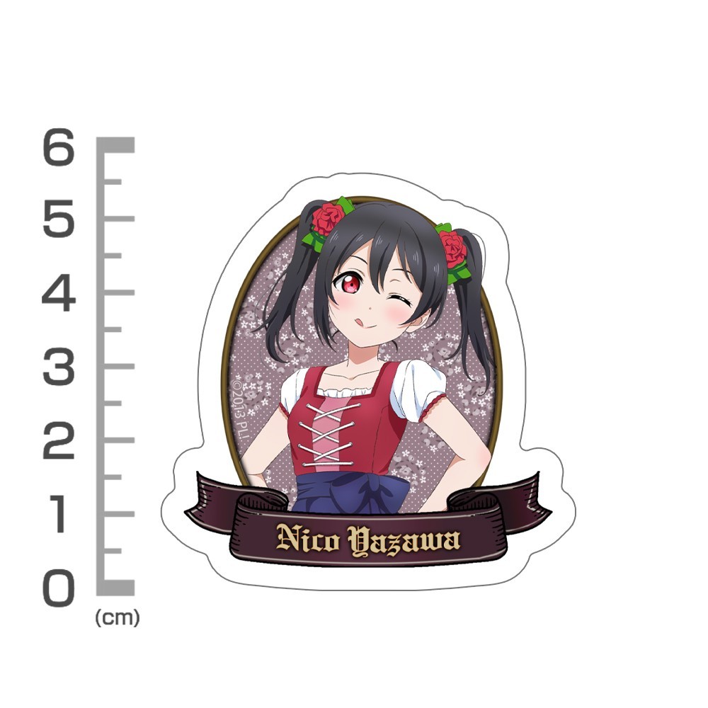 Cospa Love Live! Newly Drawn Nico Yazawa Mini Sticker Set Dirndl Ver. (Anime Toy) Bild 4